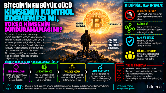 Bitcoin'in En Büyük Gücü Kimsenin Kontrol Edememesi mi, Yoksa Kimsenin Durduramaması mı?